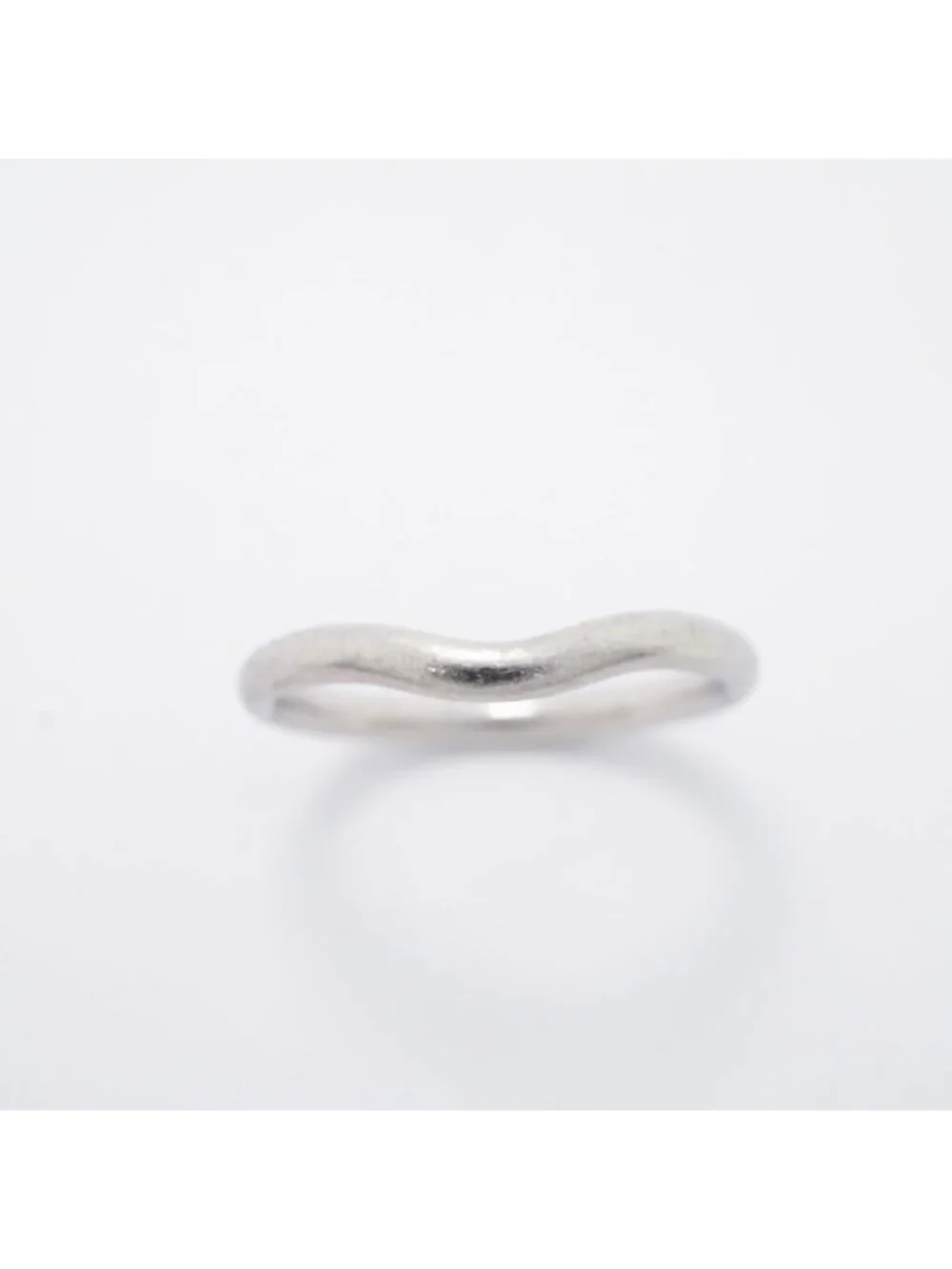 Tiffany & Co Ring Curved Band Platinum